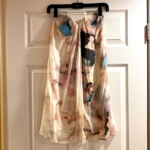 Alice + Olivia.  Strapless Silk Flowing Dress 27” length